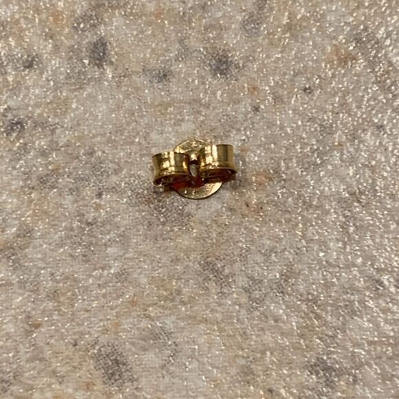 14 karat gold Natural Pearl & Black Onyx Vintage Dangle Earrings.  Rare find - Picture 9 of 12